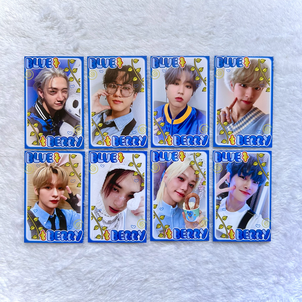 Blueberry Stray Kids Lomo Cards
