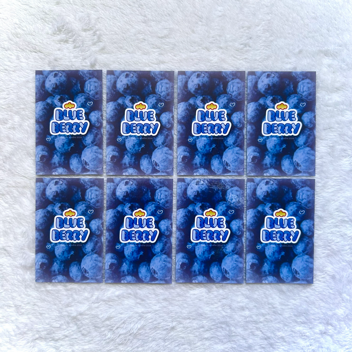 Blueberry Stray Kids Lomo Cards