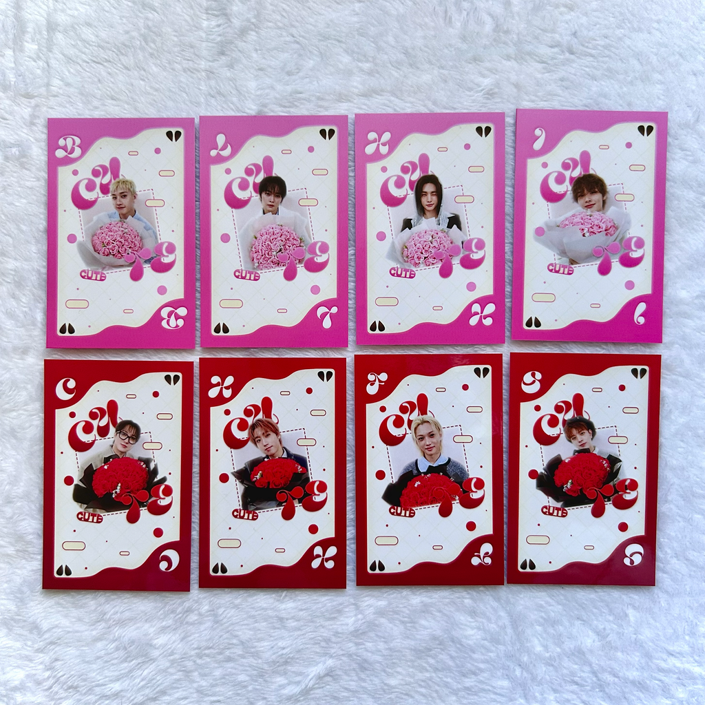 Cute Apple Stray Kids Lomo Cards
