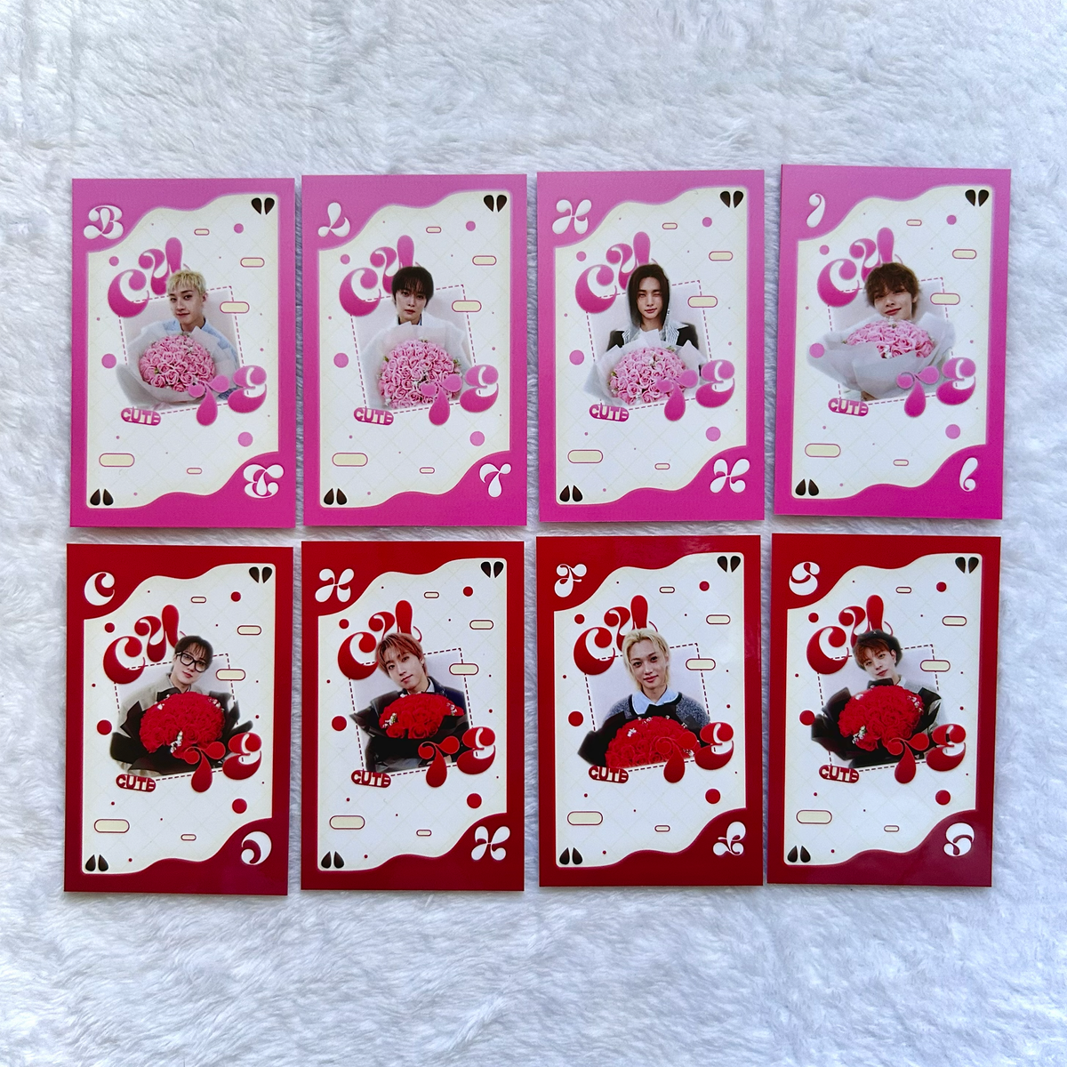Cute Apple Stray Kids Lomo Cards