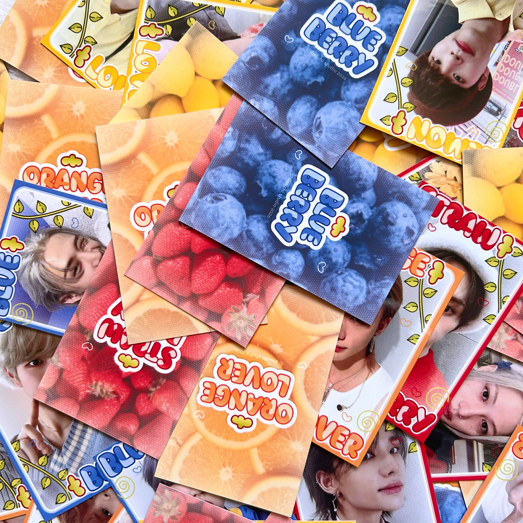Fruit Mix Stray Kids Lomo Cards
