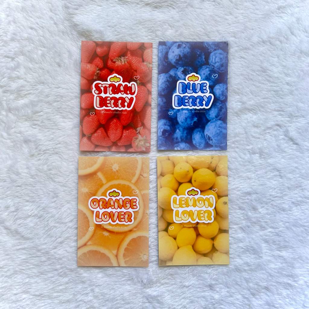 Fruit Mix Stray Kids Lomo Cards