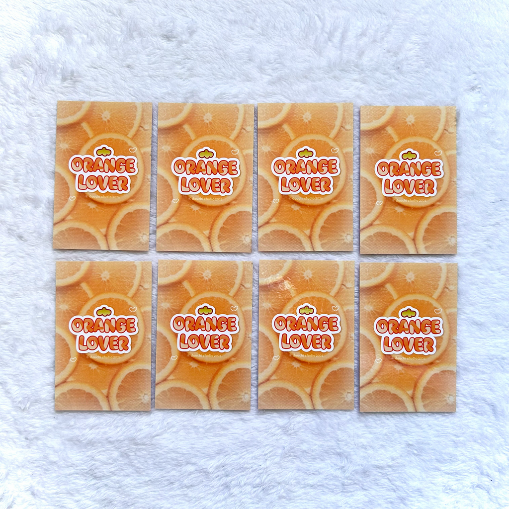 Orange Lover Stray Kids Lomo Cards