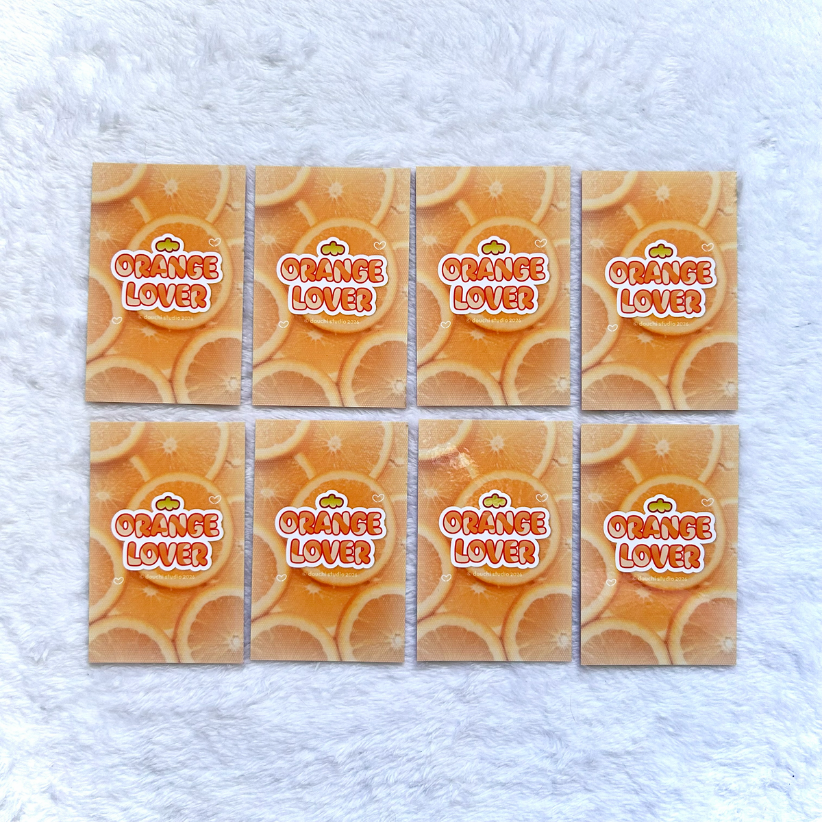 Orange Lover Stray Kids Lomo Cards
