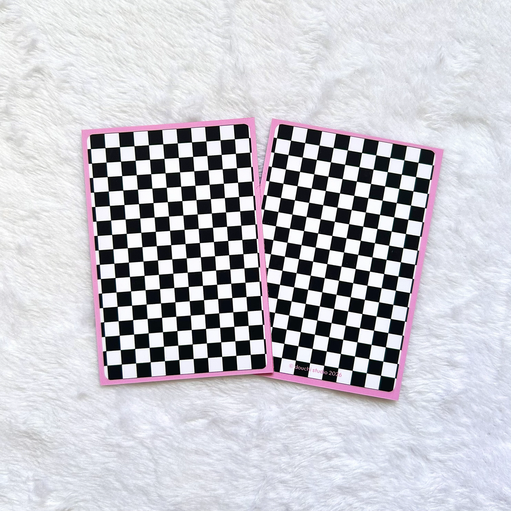 Checkered Binder Filler