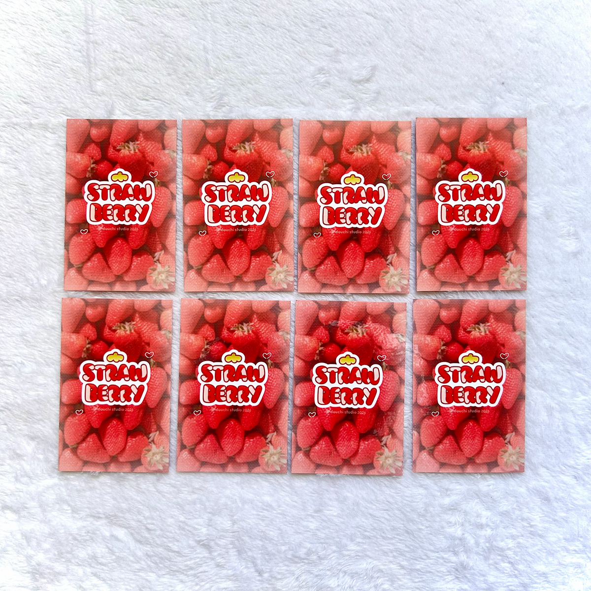 Strawberry Stray Kids Lomo Cards