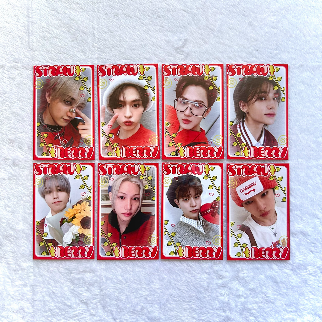Strawberry Stray Kids Lomo Cards