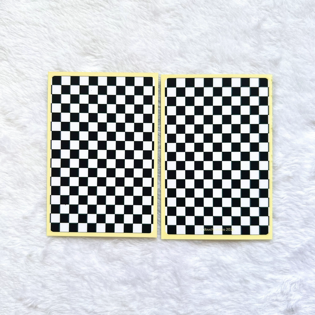 Checkered Binder Filler