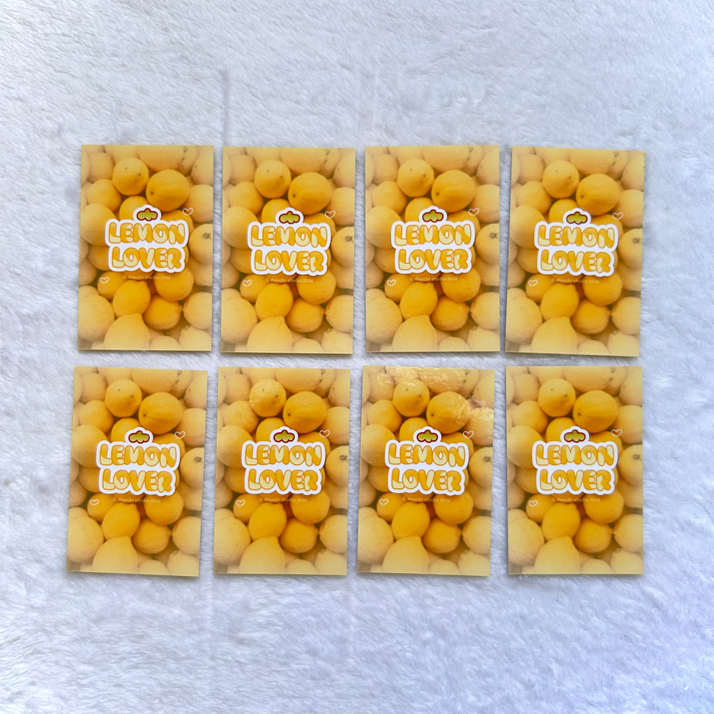 Lemon Lover Stray Kids Lomo Cards