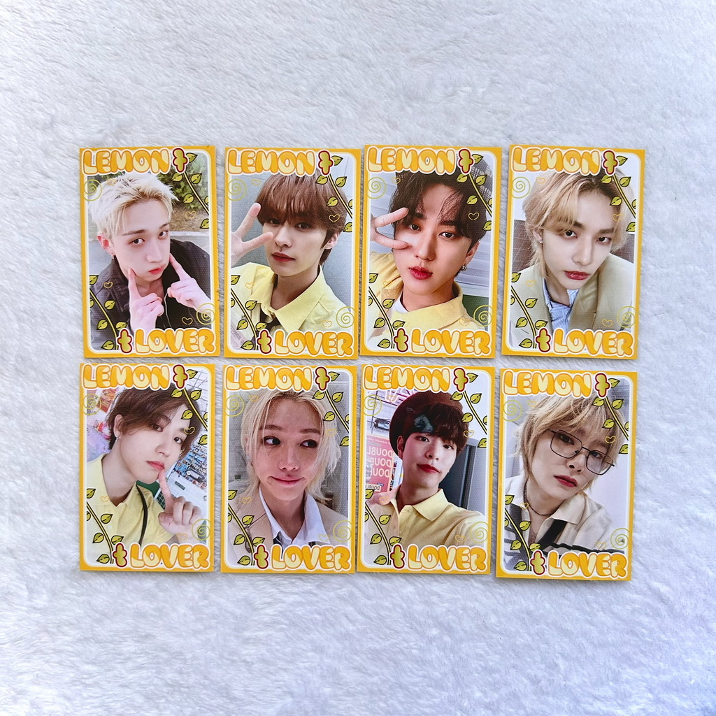 Lemon Lover Stray Kids Lomo Cards
