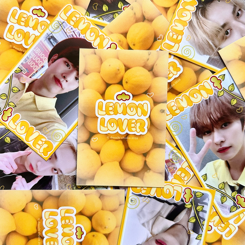 Lemon Lover Stray Kids Lomo Cards